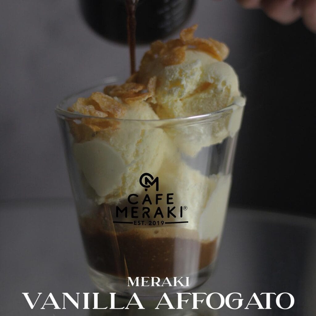 Vanilla affogato