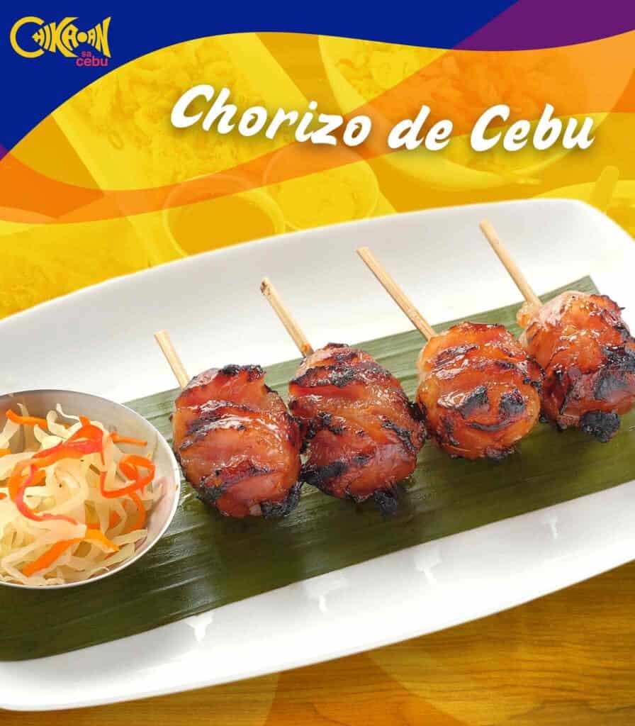 Grilled chorizo de Cebu