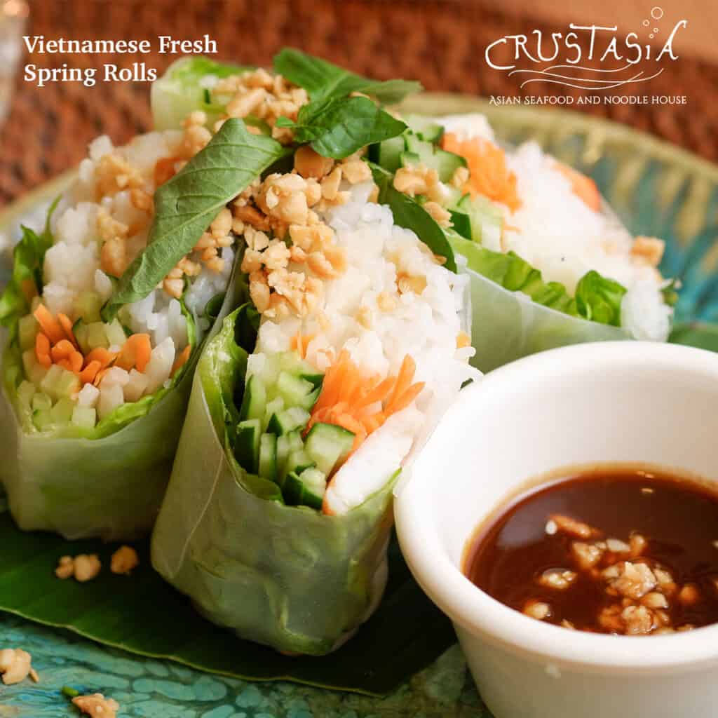 Vietnamese fresh spring rolls