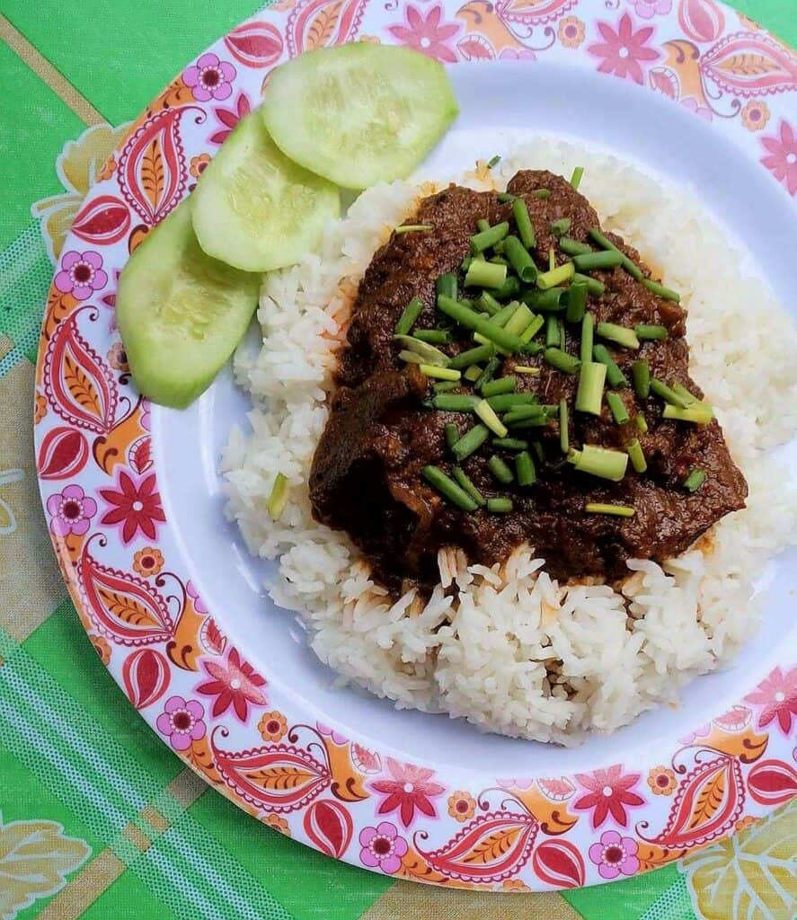 Beef rendang