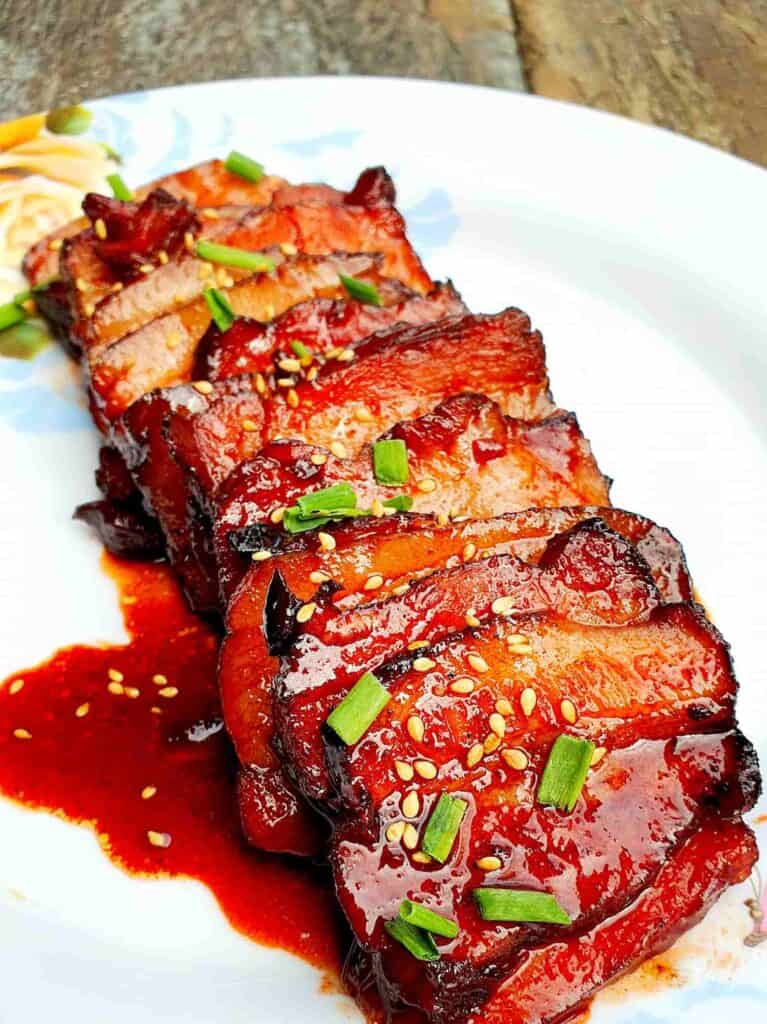 Char siu pork plate