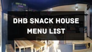 dhb snack house menu prices philippines