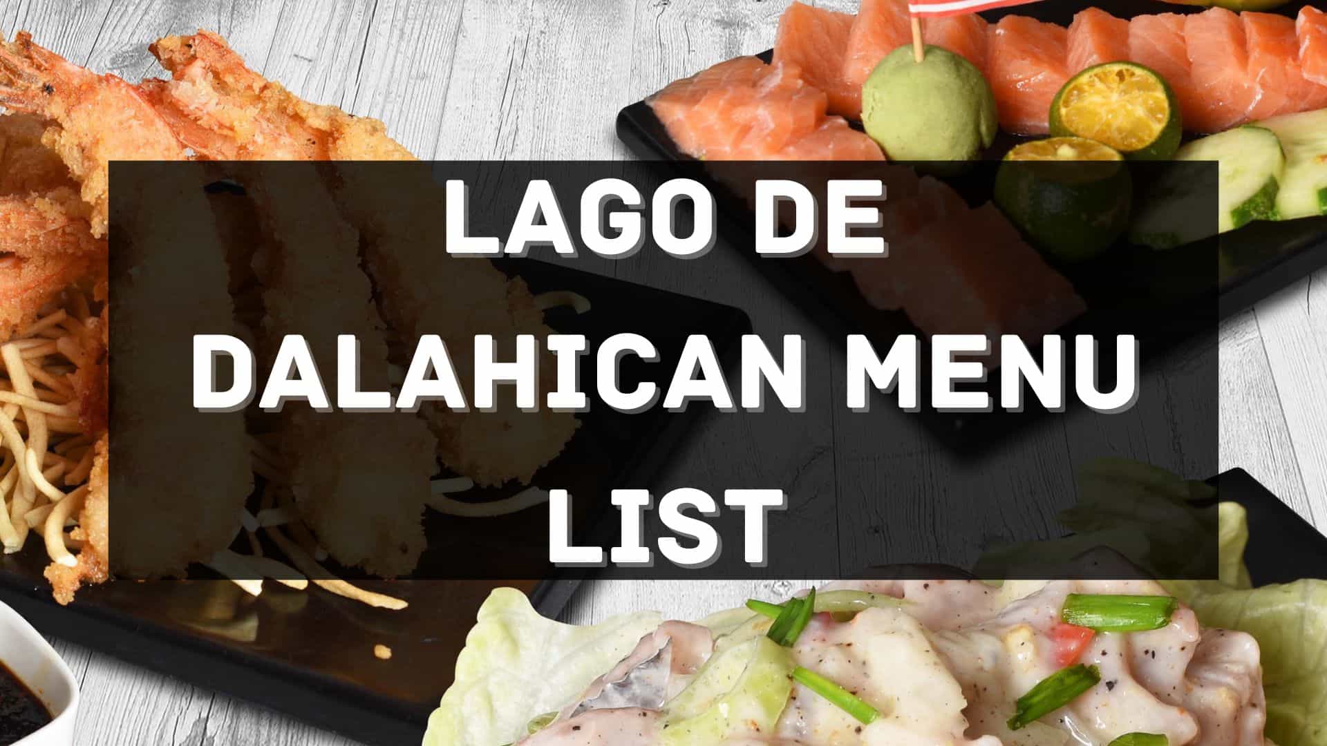 lago de dalahican menu prices philippines