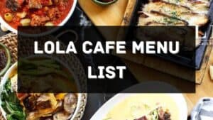 lola cafe menu prices philippines