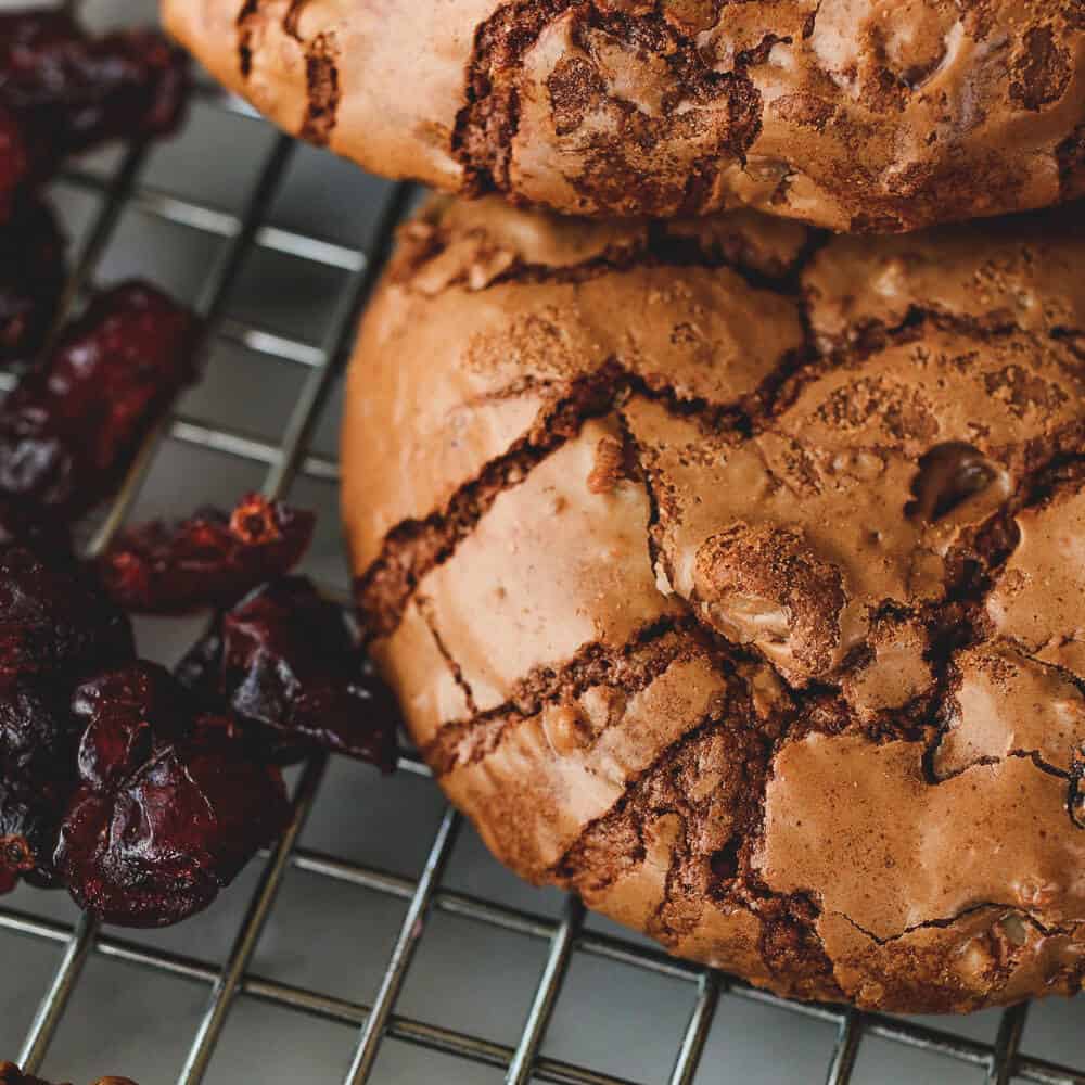 Cranberry chocolate chunk cookies