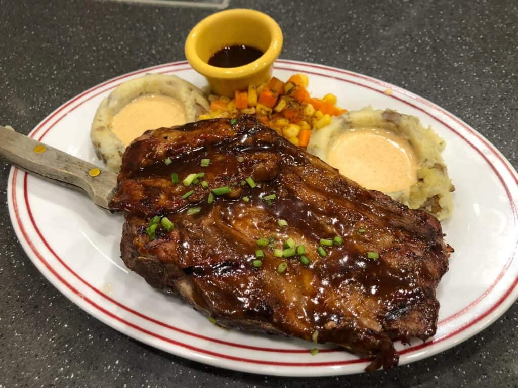 Pork chop steak