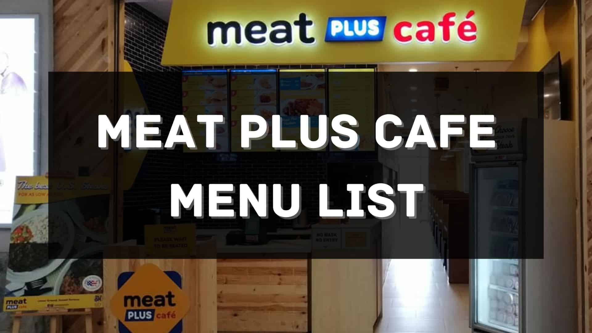 meat plus cafe menu prices philippines