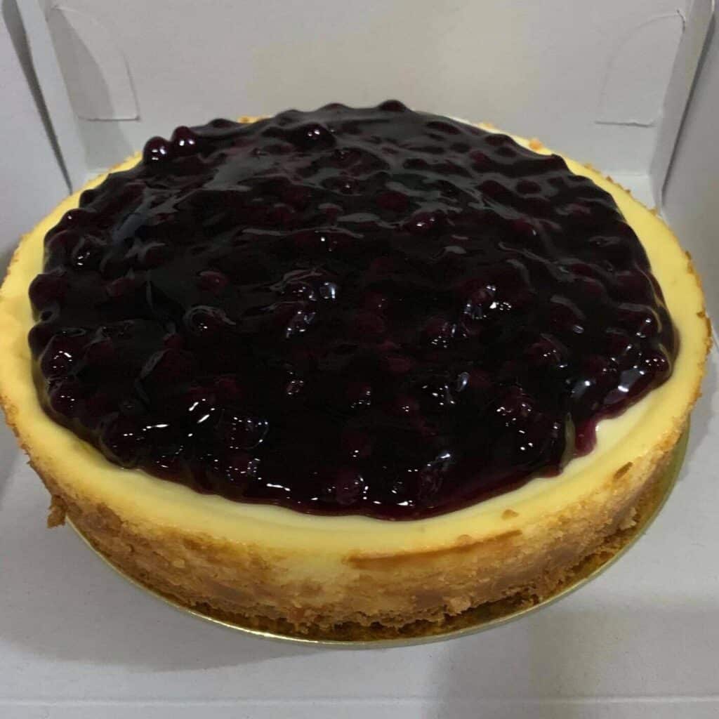 Blueberry cheesecake