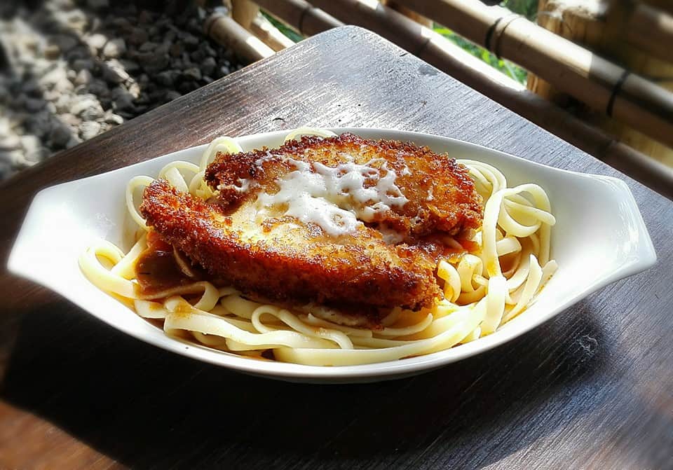 Chicken Parmigiana pasta