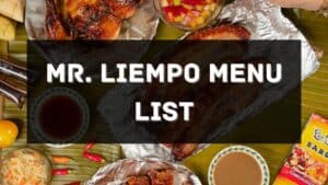 mr. liempo menu prices philippines