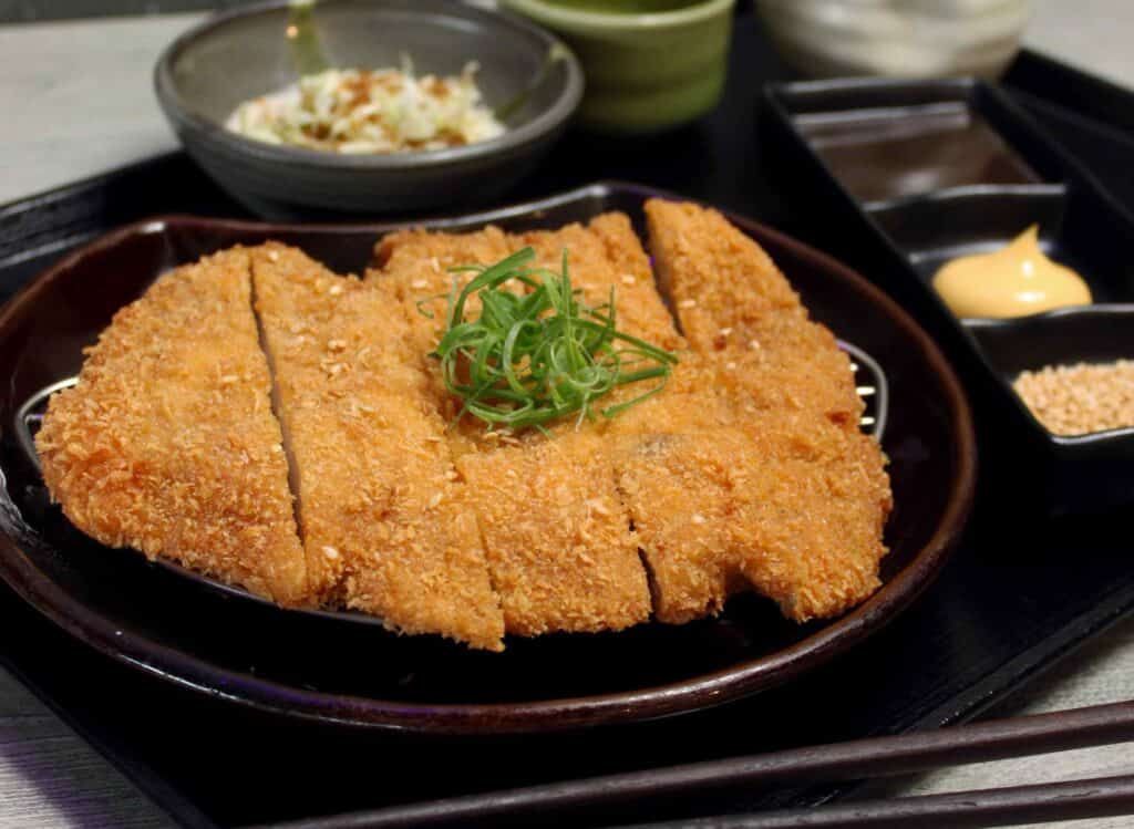 Chicken katsu set