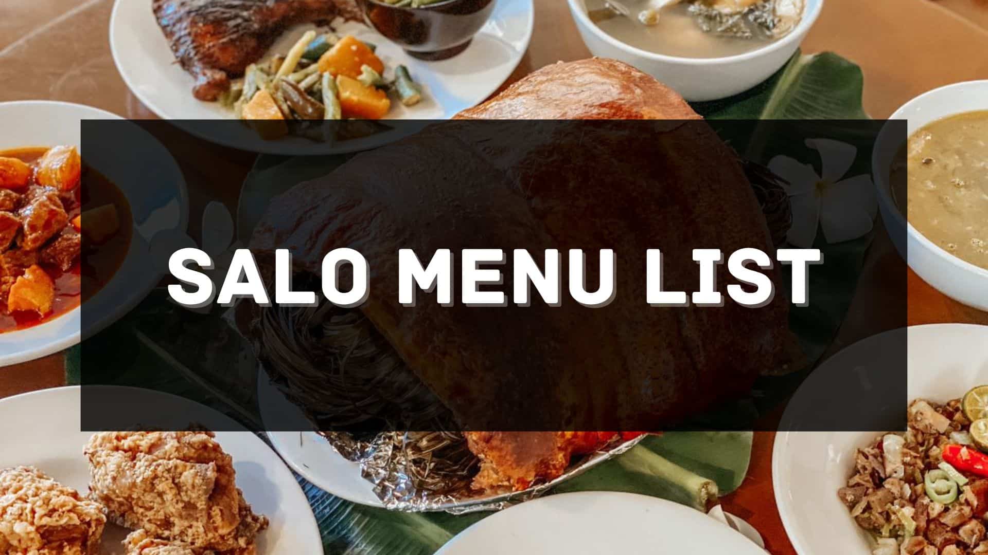 salo menu prices philippines