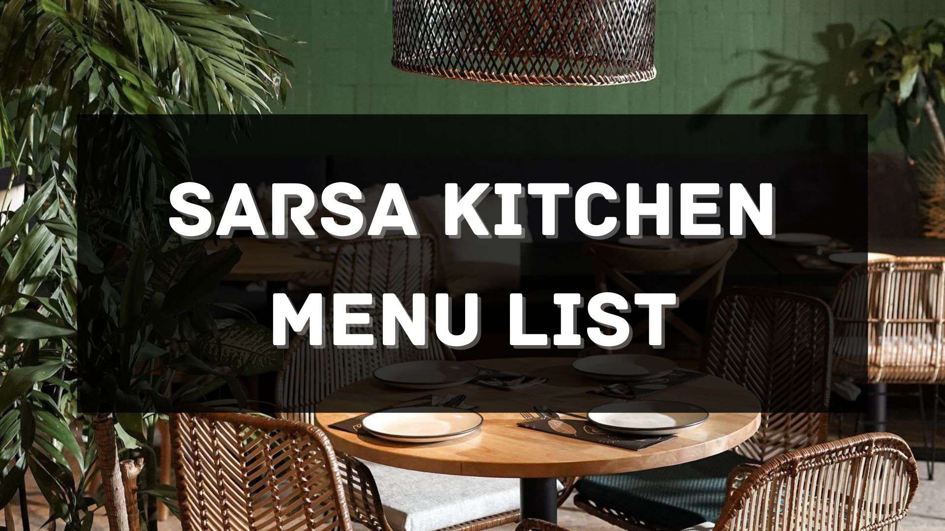 sarsa kitchen menu prices philippines