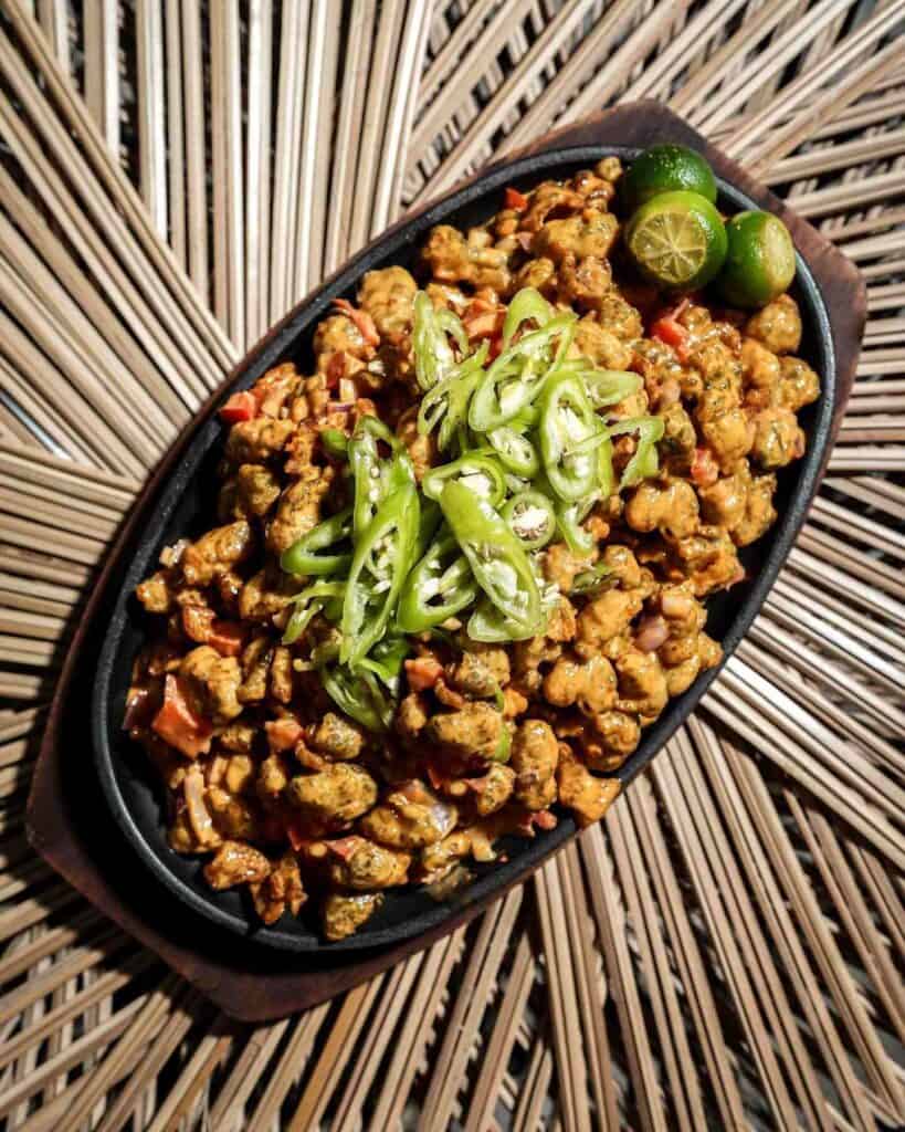 Oyster sisig