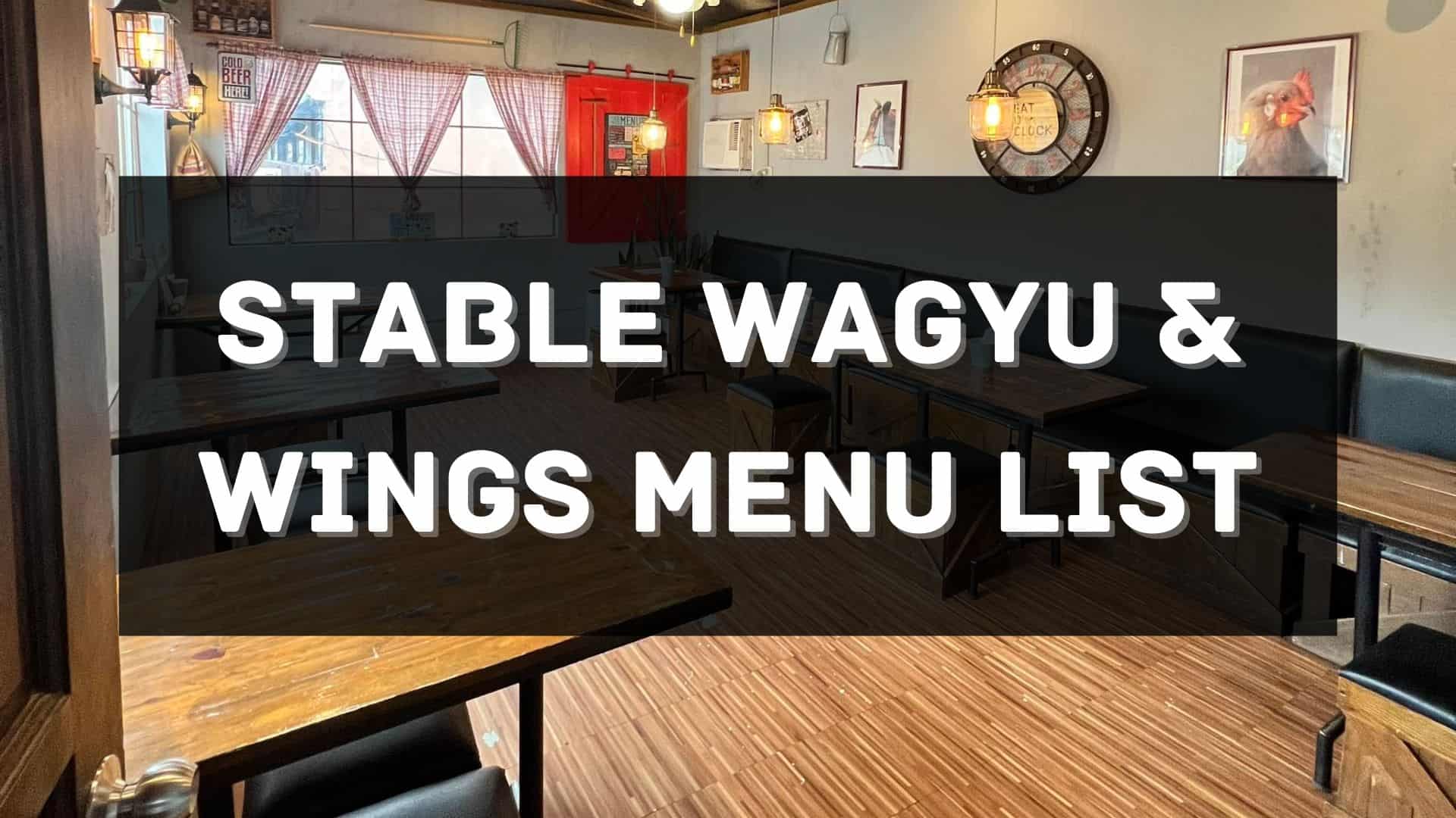 stable wagyu & wings menu prices philippines