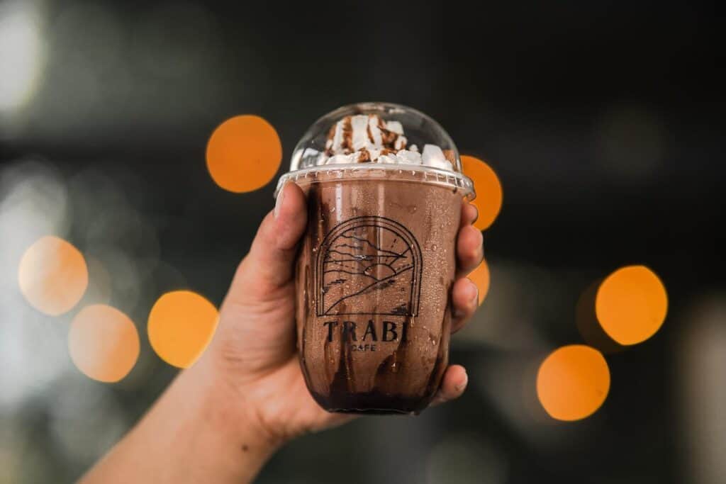 Double chocolate frappe