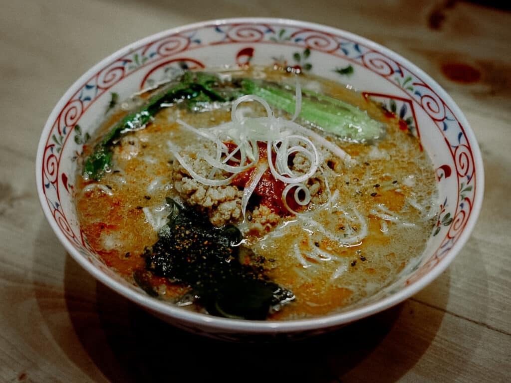 Tantanmen ramen