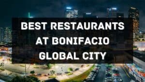 best restaurants at bonifacio global city