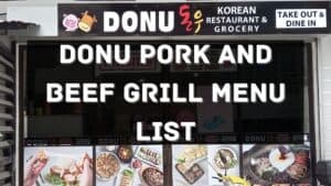 donu pork and beef grill menu prices philippines