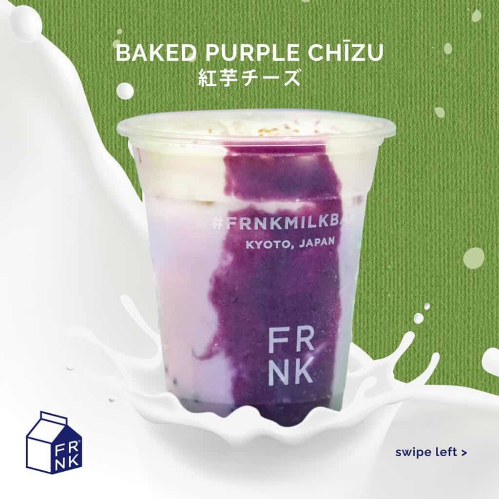 Baked purple chizu