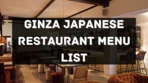 ginza japanese restaurant menu prices philippines