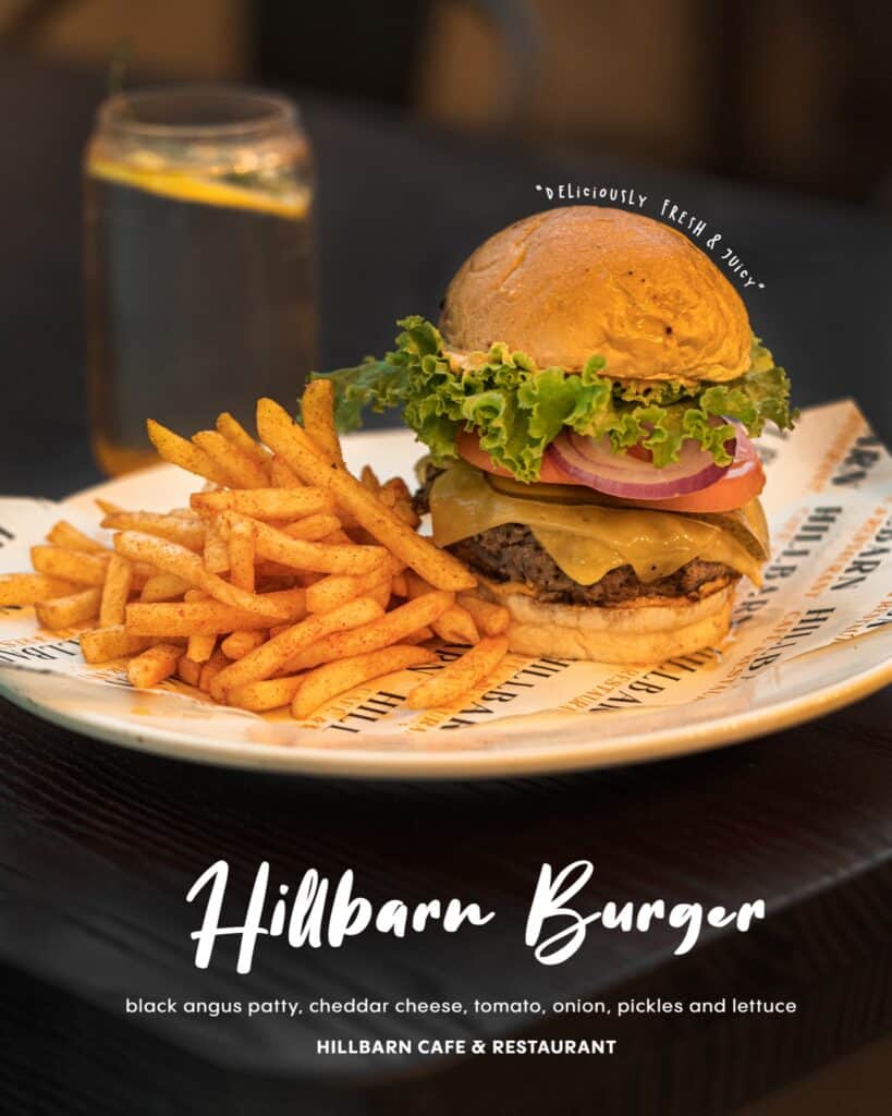 The hillbarn burger