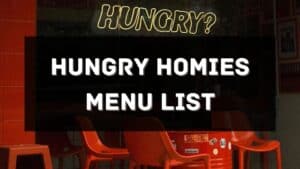 hungry homies menu prices philippines