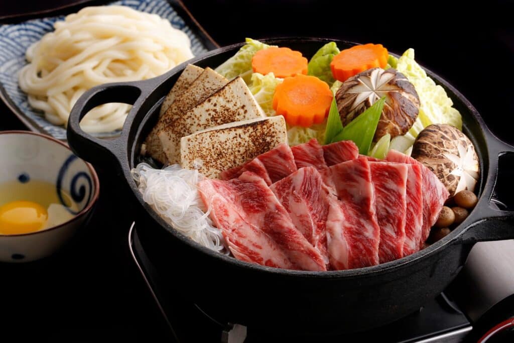 Wagyu sukiyaki set