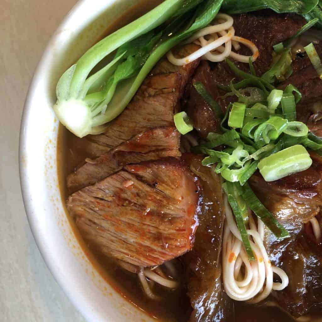 Taiwanese beef noodles