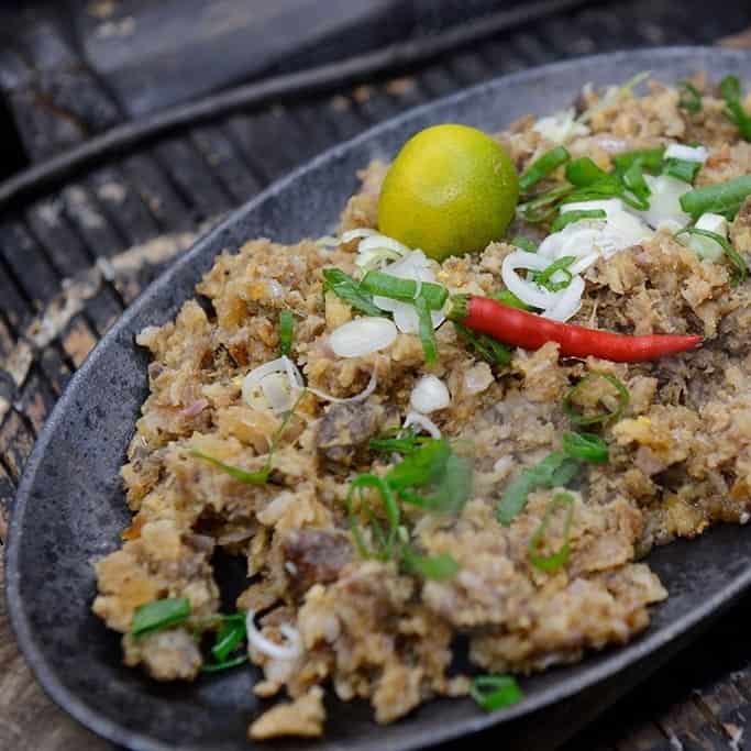 Special sizzling sisig