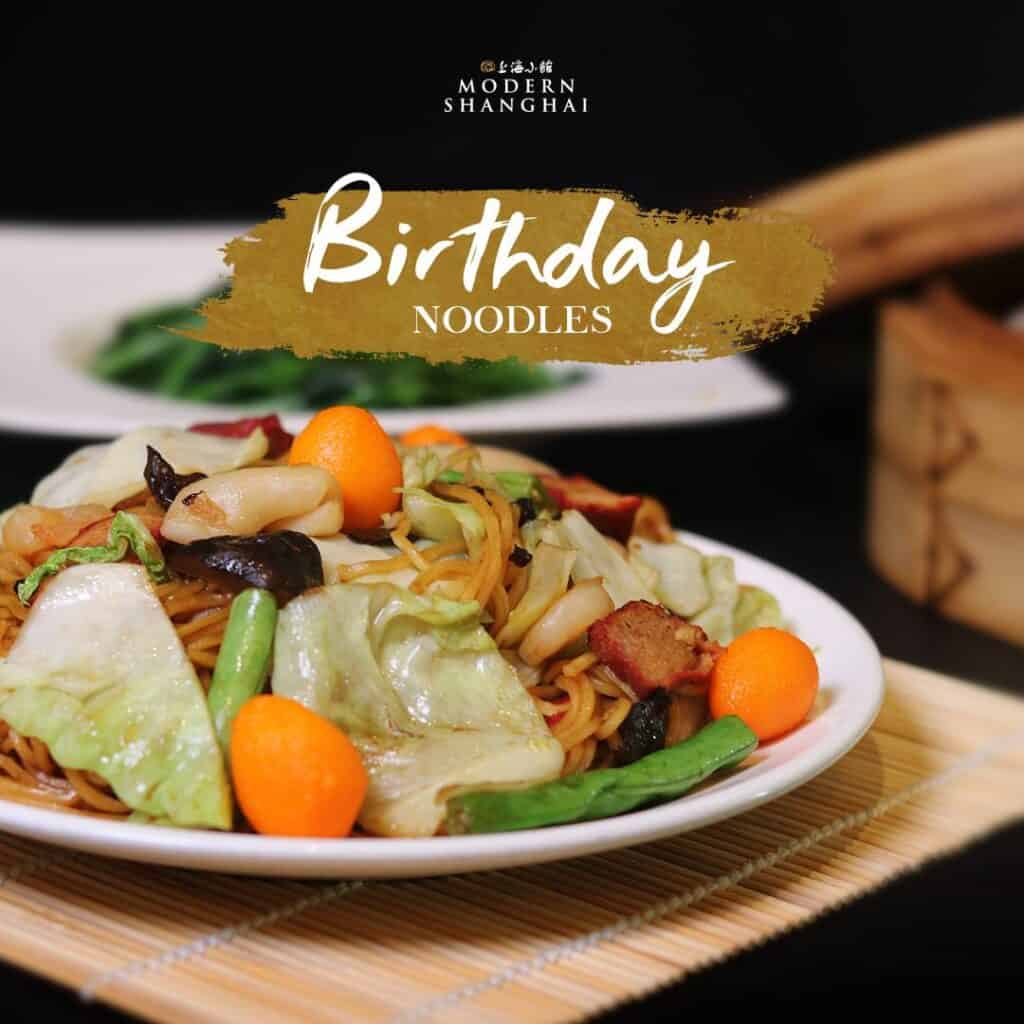 Birthday noodles