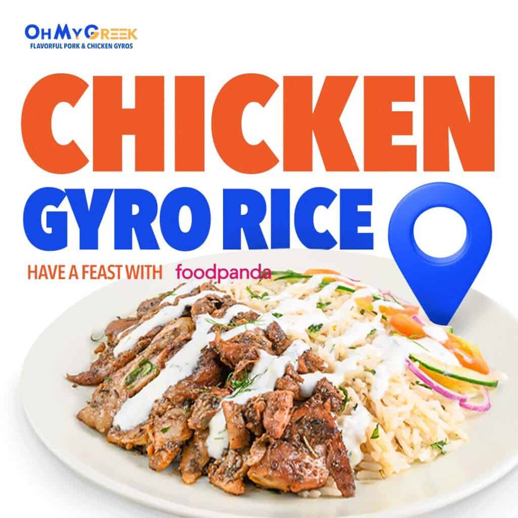 Chicken gyro rice