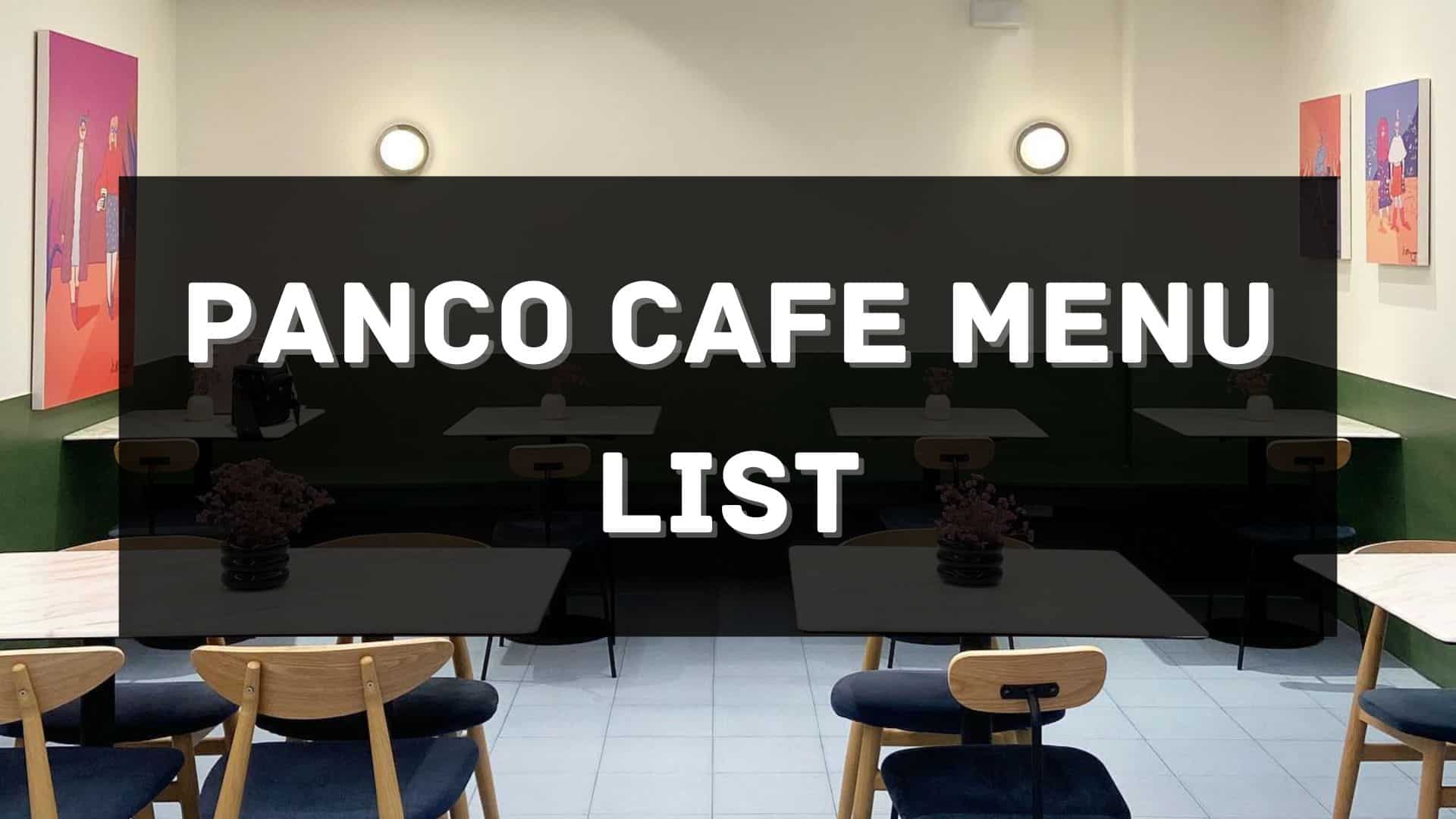 panco cafe menu prices philippines