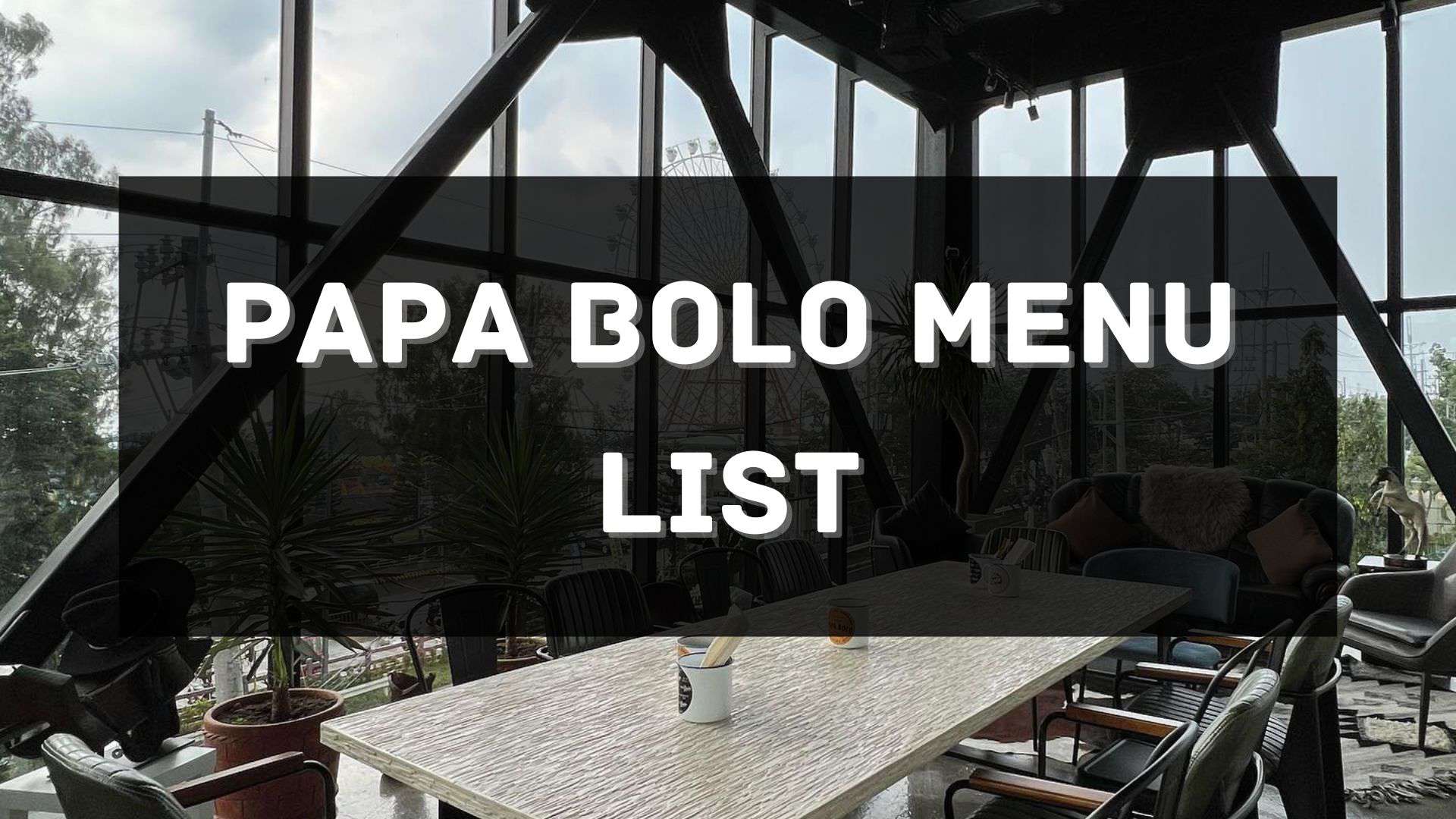 papa bolo menu prices philippines