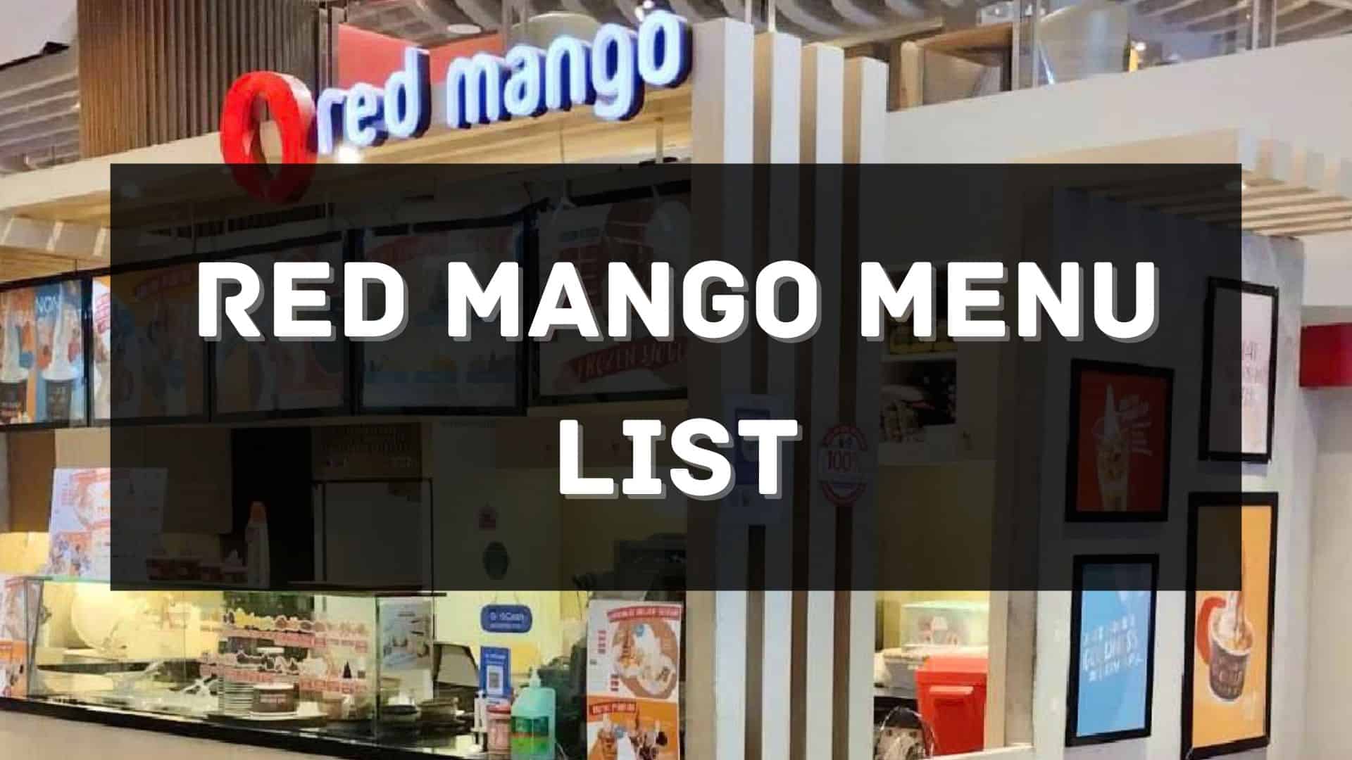 red mango menu prices philippines