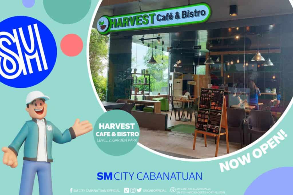 Best restaurants at SM City Cabanatuan - Harvest Cafe & Bistro 
