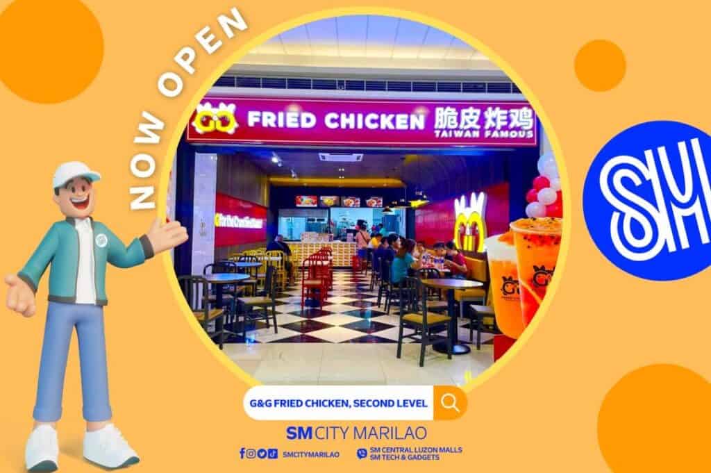 Best restaurants at SM City Marilao - G&G Taiwan Famous Fried Chicken