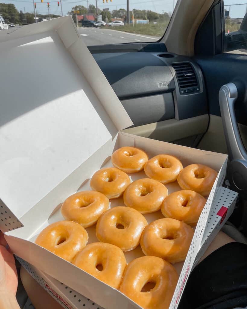 Original glazed doughnuts