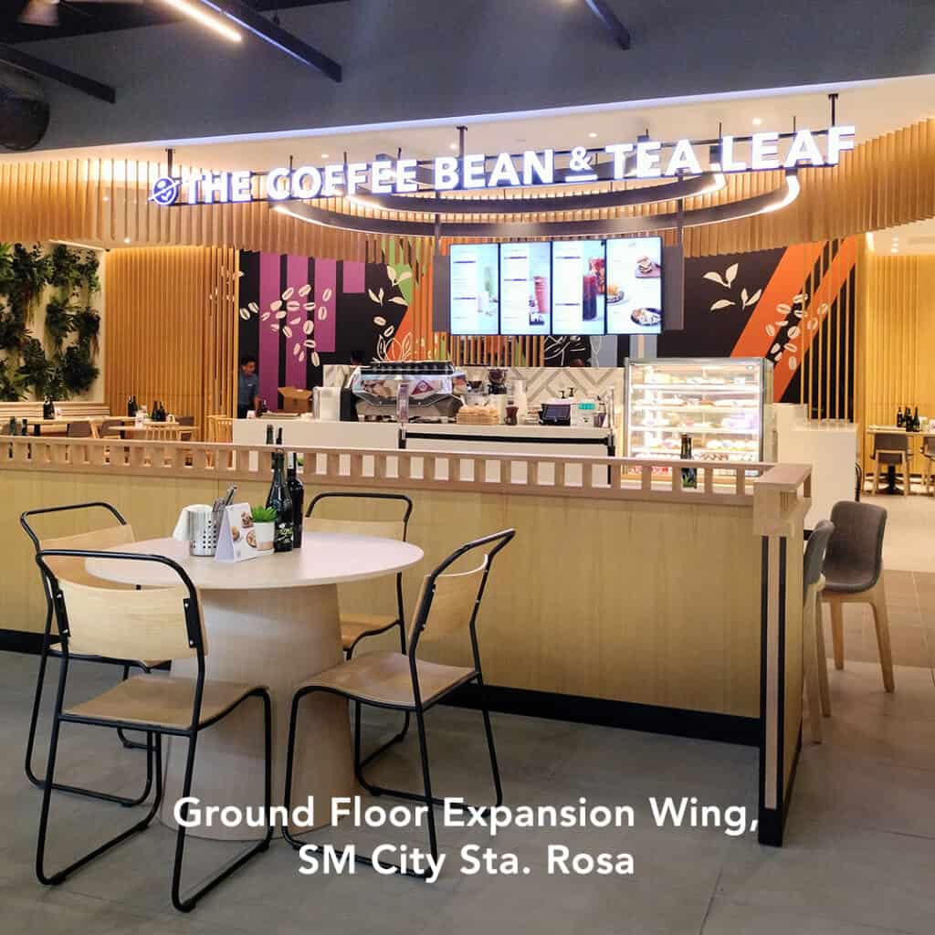 Best restaurants at SM City Santa Rosa - The Coffee Bean & Tea Leaf