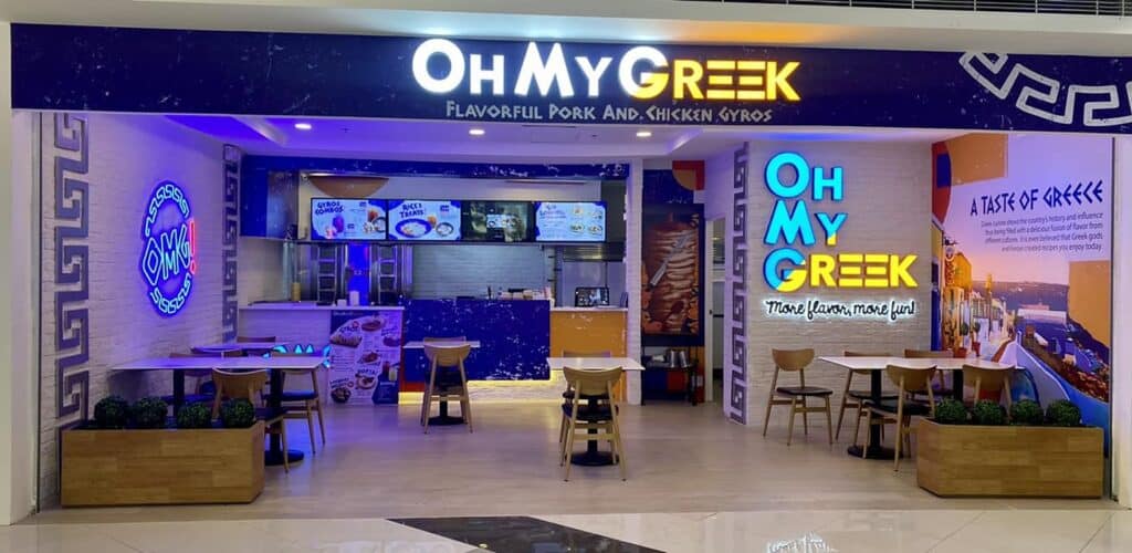 Best Restaurants at SM City Sta. Mesa - Oh My Greek