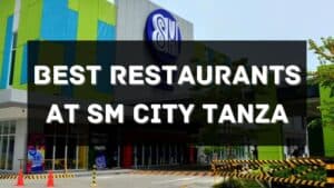 best restaurants at sm city tanza