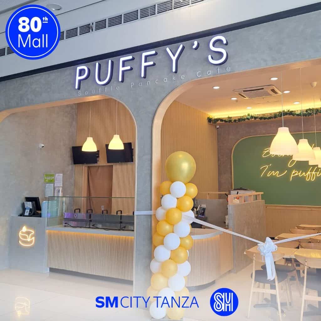 best restaurants at sm city tanza is Puffy's Souffle