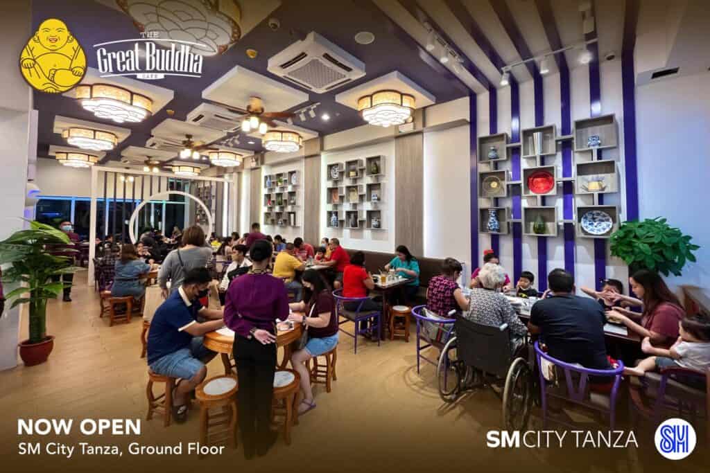 Best restaurants at SM city tanza - The Great Buddha Cafe
