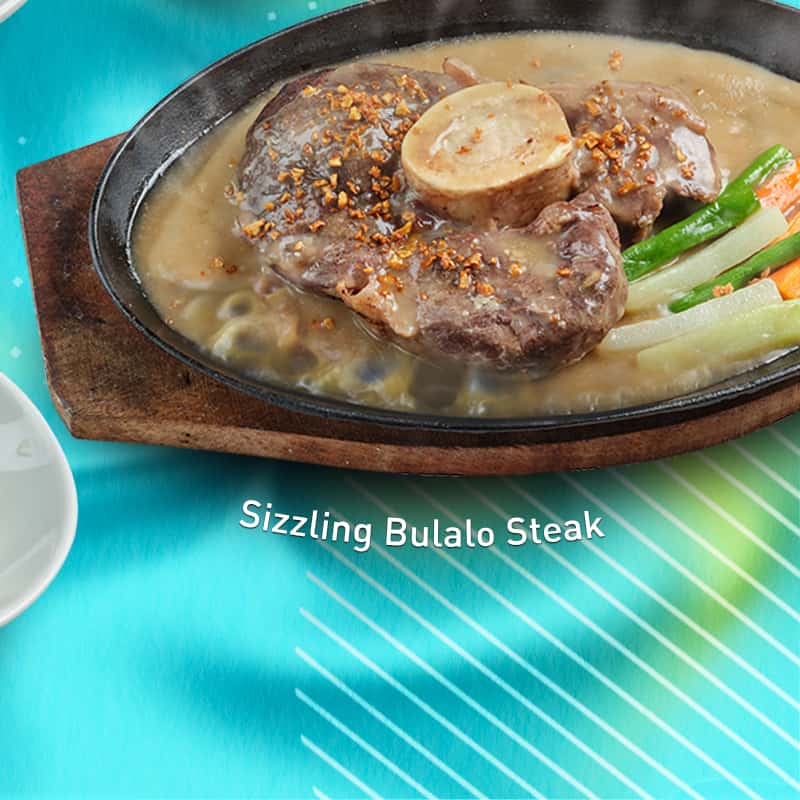 Best restaurants at SM Manila - Sizzling bulalo steak