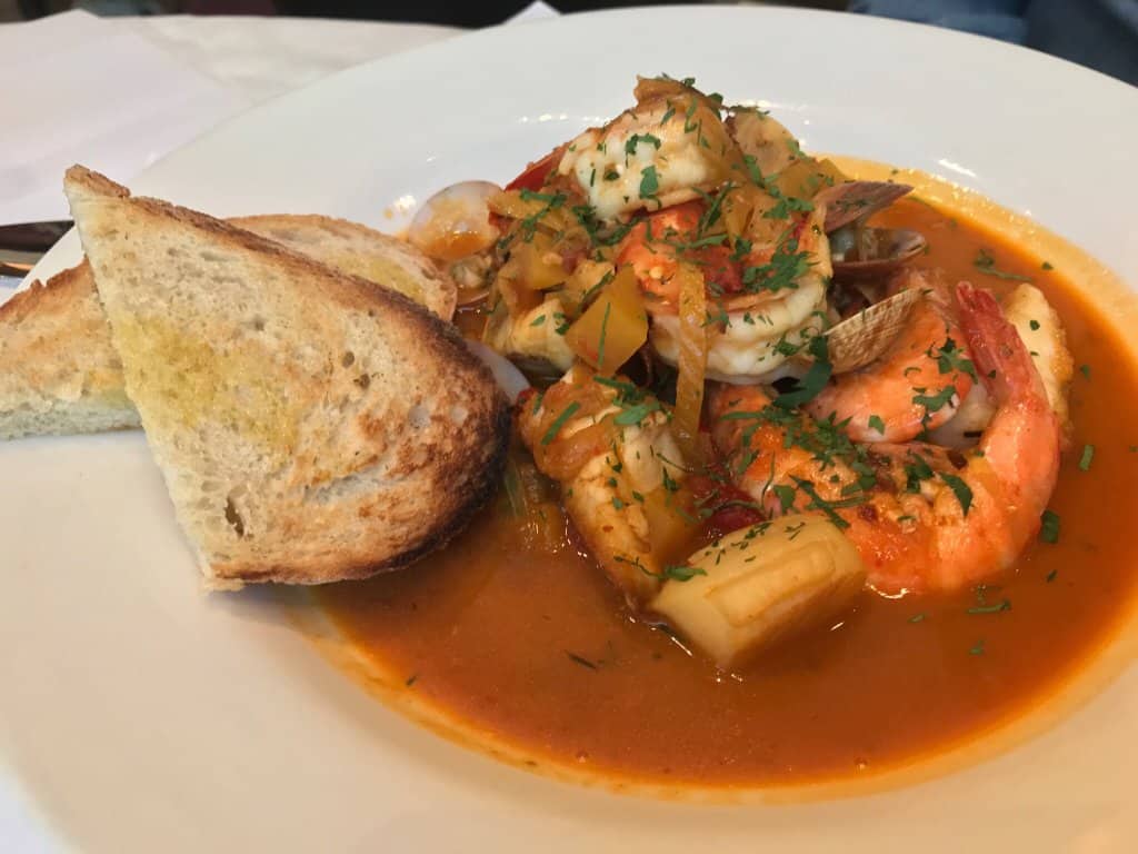 Italian seafood and fish stew