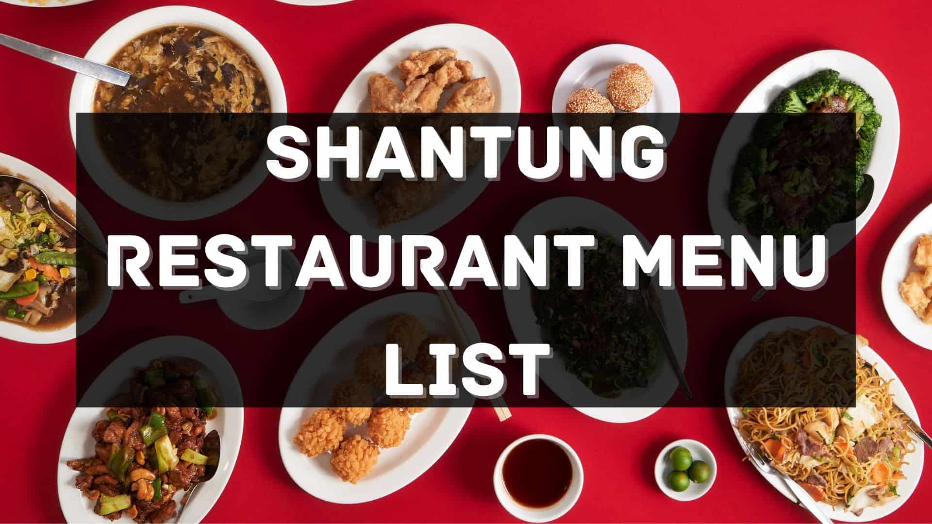 shantung restaurant menu prices philippines