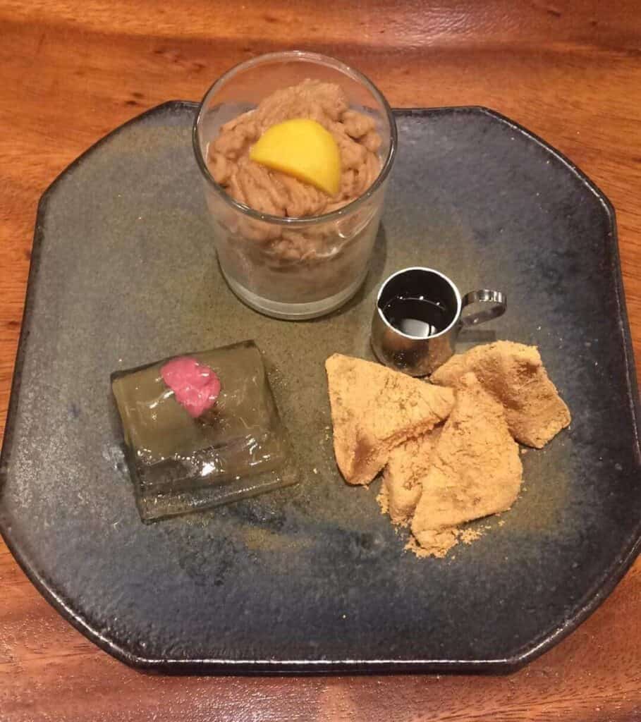 3 Kinds of assorted japanese sweets