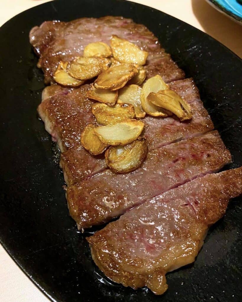 Ohmi wagyu beef steak