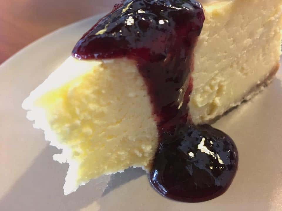 Blueberry cheesecake