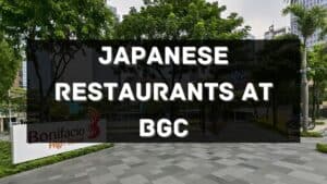 japanese restaurants at BGC